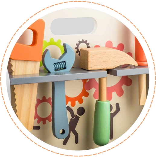 Teljes fa szerszámkészlet mindig kéznél