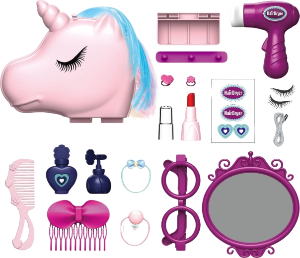 Komplett készlet szépségszalonos játékhoz