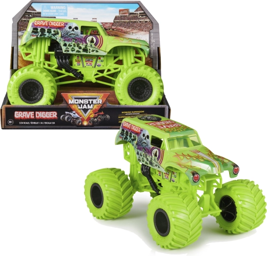 Monster Jam Grave Digger monster truck 1:24 méretarányban
