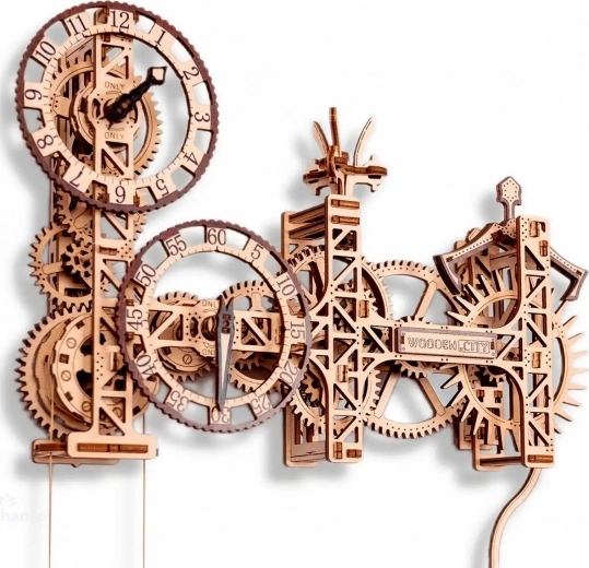 WOODEN CITY 3D puzzle Steampunk falióra 269 darab