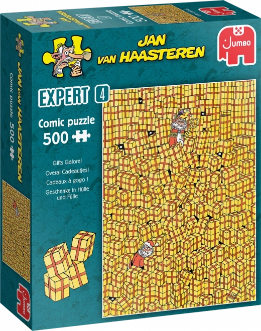 Puzzle JUMBO Jan van Haasteren Expert 4: Rengeteg ajándék 500 darab