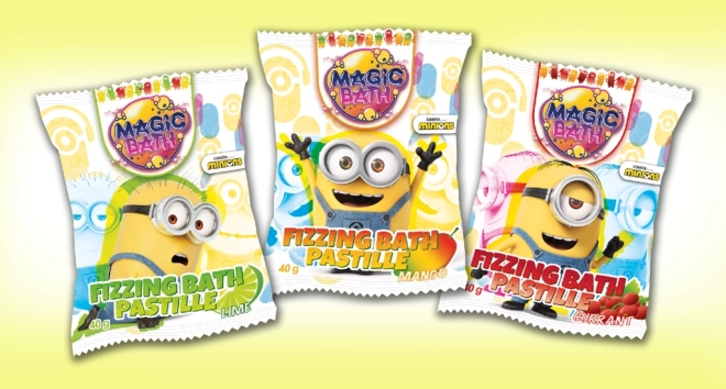 MINIONS pezsgő fürdőtabletta gyerekeknek