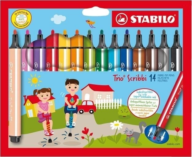 STABILO Trio Scribbi gyerek filctoll készlet