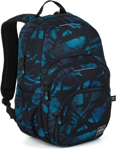 Topgal Skye diák hátizsák – Blue Abstract