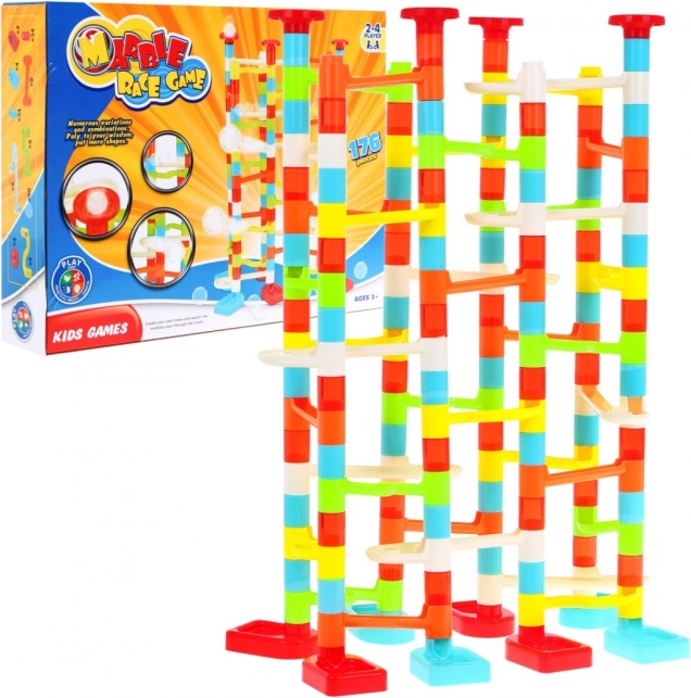 Színes golyópálya gyerekeknek 3+