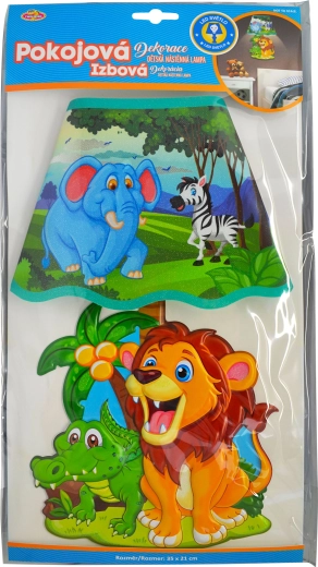 Gyerek 3D falilámpa – Szafari