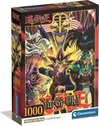 Puzzle Yu-Gi-Oh! – anime kollázs 1000 darabos CLEMENTONI