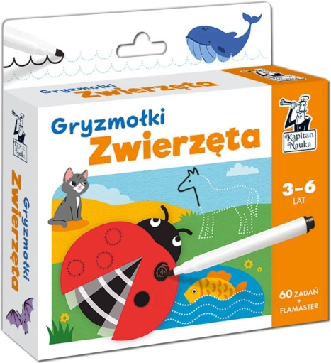 Kreatív rajzoló kártyák állatok 3-6 év