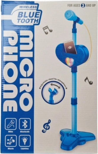 Gyermek állványos mikrofon Bluetooth-kapcsolattal