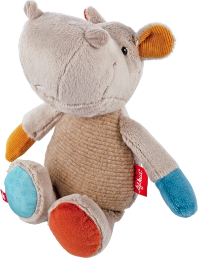 Első plüss víziló patchwork 26 cm Sigikid