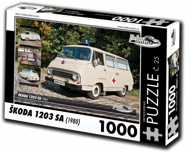 Puzzle Retro-Autók Škoda 1203 SA 1000 darabos