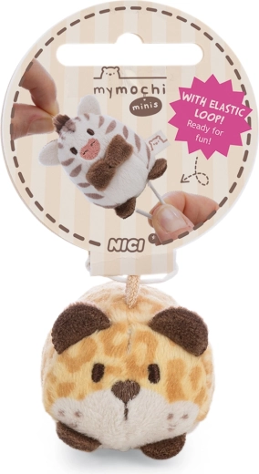 Nici MyMochi plüss kulcstartó Leopárd Ichiro 5 cm (fekvő)