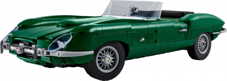 Ikonikus Jaguar E‑Type kiállítási modellként