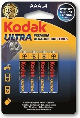 Kodak Ultra Premium alkáli AAA elem 1,5 V, 4 db
