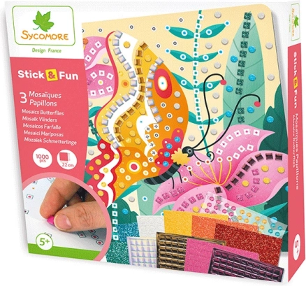 Stick & Fun mozaik pillangók gyerekeknek