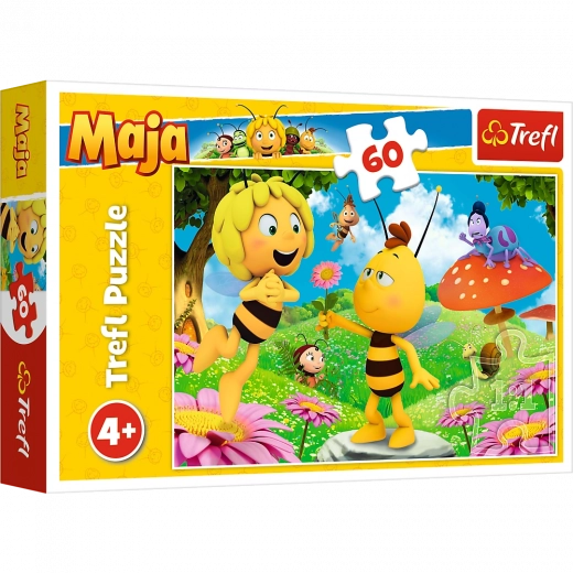 Trefl Puzzle Maja meséjének virága Maya méhecske