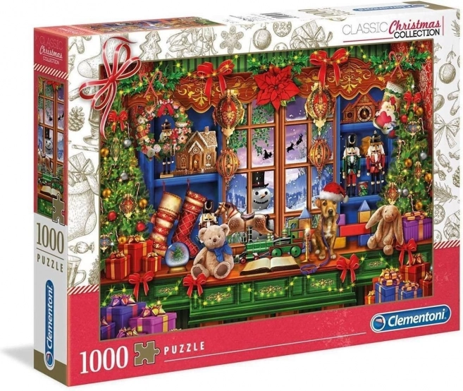 Clementoni puzzle karácsonyi kollekció: régi karácsonyi bolt 1000 darab