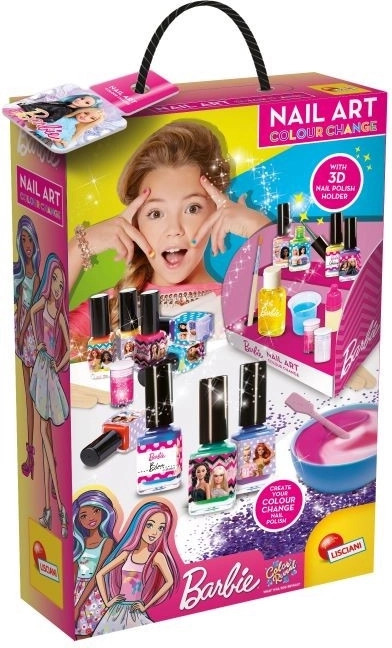Kreatív készlet BARBIE – készíts színt változtató körömlakkot