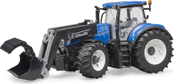 Bruder New Holland T7.315 traktor homlokrakodóval