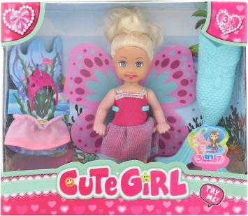 Baba kiegészítőkkel 3 az 1-ben – sellő, tündér és hercegnő