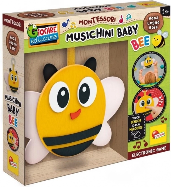 Montessori fa zenélő méhecske