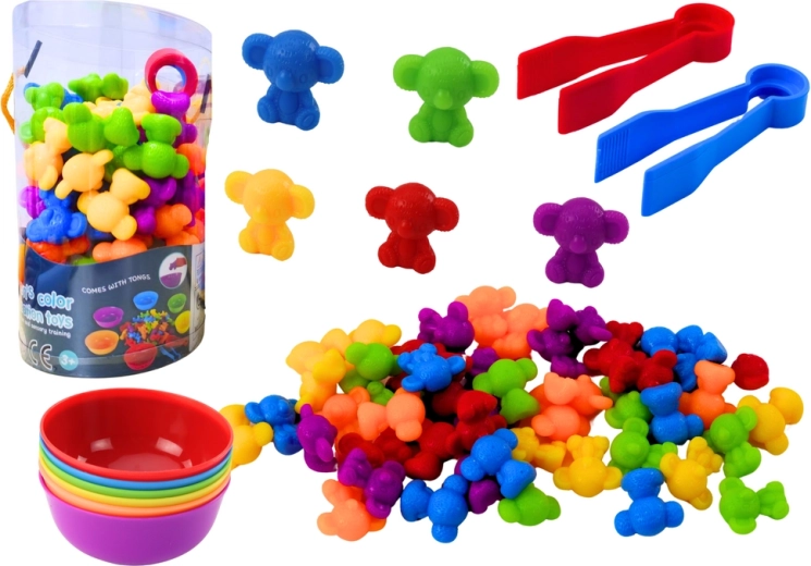 Színes osztályozó játék Állatkák