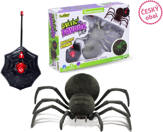 Világító RC pók 20 cm