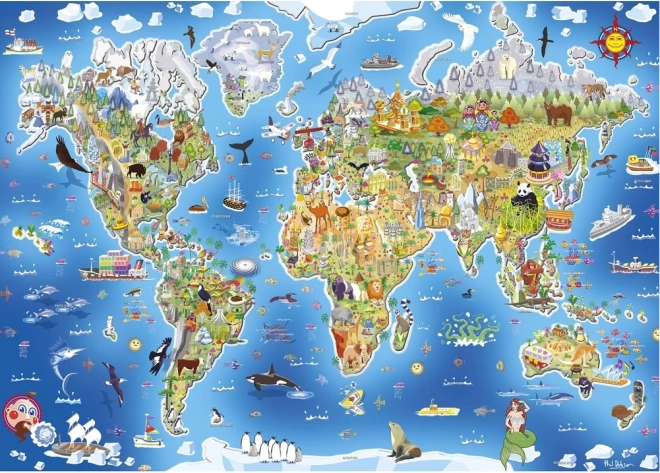 Oktatási puzzle A mi világunk 250 darab