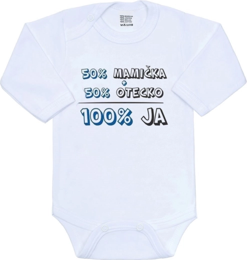 New Baby baba body 50% anya + 50% apa - 100% én kék
