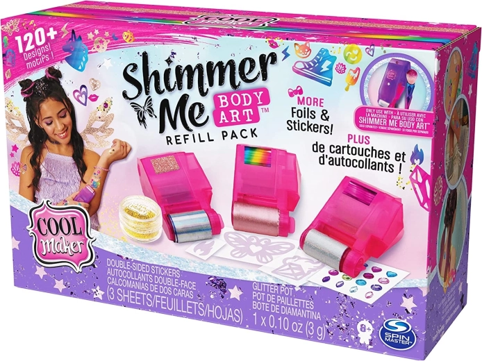 Cool Maker Shimmer Me tetoválás utántöltő csomag
