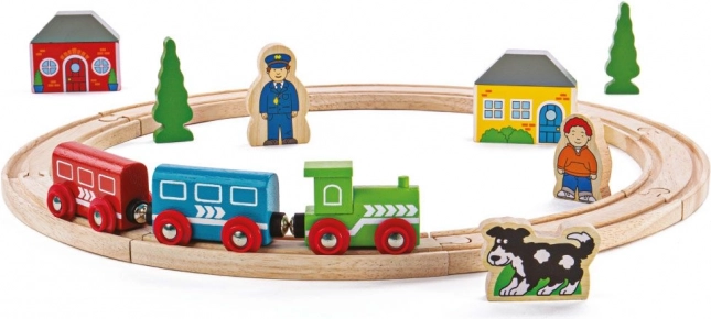 Bigjigs Rail az első fa vonatpályám, 19 darab