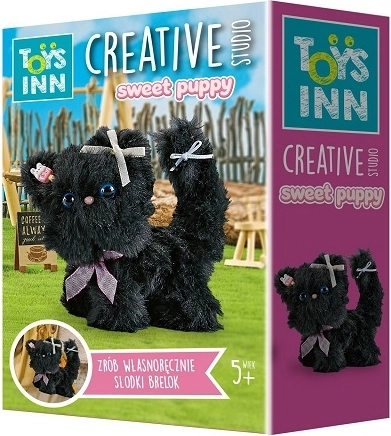 Stnux Sweet Puppy kreatív DIY készlet fekete cica függőhöz