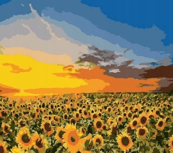Norimpex Számfestő Napraforgók a mezőn 40 × 50 cm