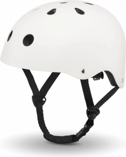 Gyermek kerékpáros sisak Lionelo Helmet White