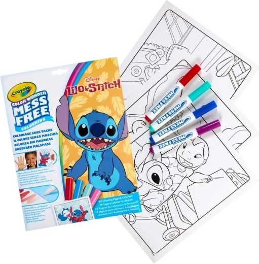 Crayola kifestők lilo és stitch colour wonder + 4 filc