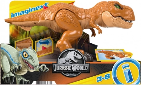 imaginext jurassic world támadó t‑rex figura
