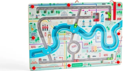 Mágneses labirintus London a Bigjigs Toys-tól