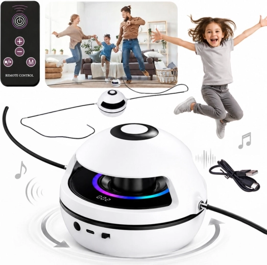 Elektromos interaktív ugrálókötél zenével, Bluetooth-szal, távirányítóval és számlálóval