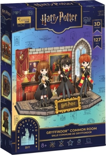 Cubic Fun Harry Potter Griffendél klubhelyiség 3D puzzle