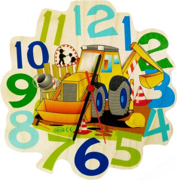 Hess Gyerek fa óra Kotrógép