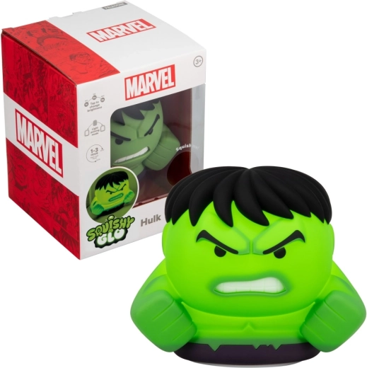 Marvel SquishyGlo Hulk – nyomkodható, világító figura