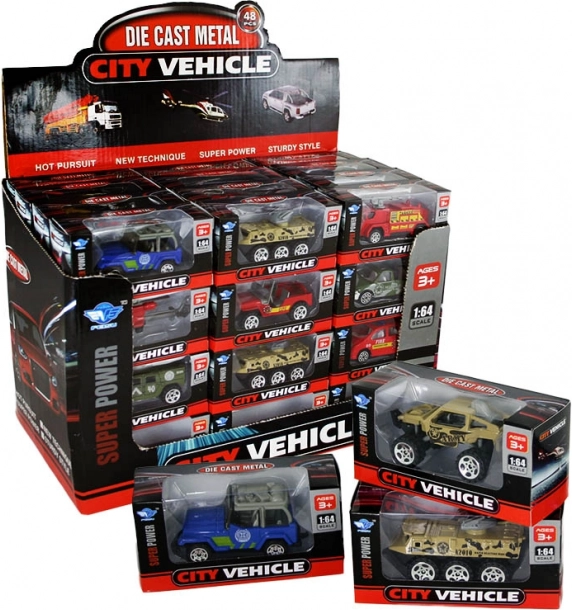 Fém autó vagy repülő makett 1:64