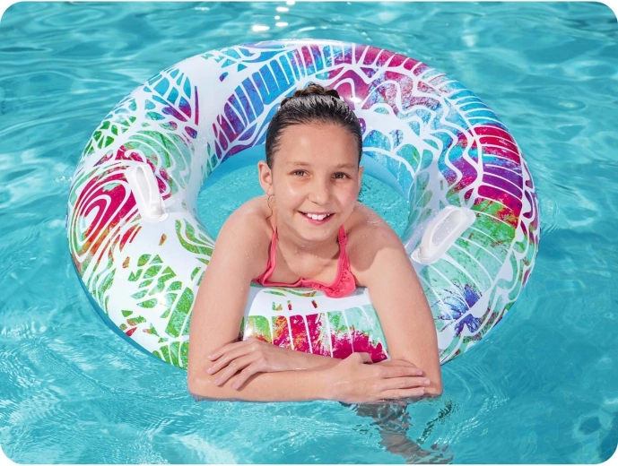 Nagy, 91 cm-es átmérő a kényelmes pihenéshez