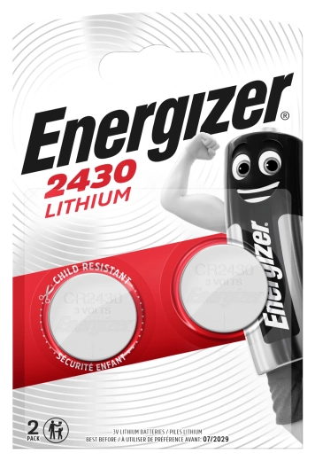 Energizer CR2430 lítium gombelemek 3 V, 2 darabos csomag