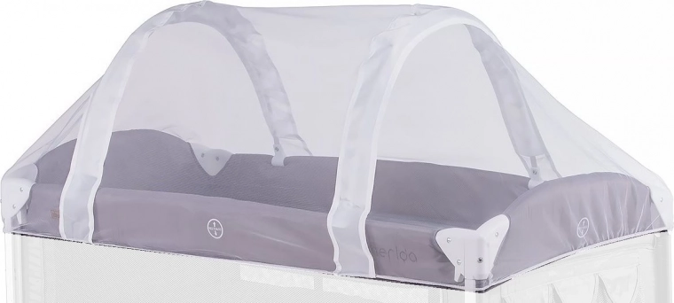 CHIPOLINO szúnyogháló összecsukható utazóágyhoz 120 × 60 cm – fehér