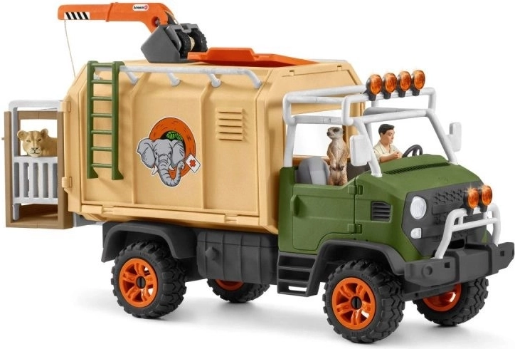 Schleich wild life nagy állatmentő jármű