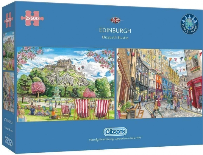 Gibsons puzzle Edinburgh 2×500 darab