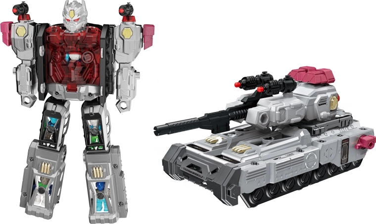 Autórobot tank mini robotokkal és effektekkel, 48 cm