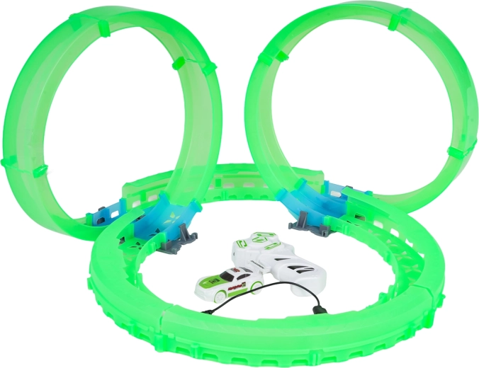 Világító pálya hurkokkal