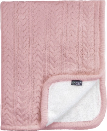 Vinter & Bloom Cuddly Dusty Rose takaró